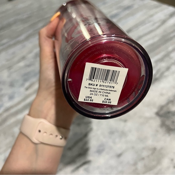 Starbucks Enchanted Forest Pearlized Poinsettia Venti 24oz Tumbler - Picture 5 of 5